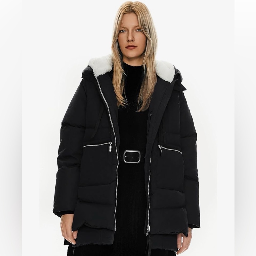 Orolay Black Women’s Thickened Down Jacket